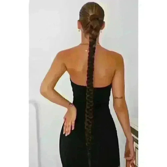 I. AM. GIA SUBRA CORSET DRESS BLACK SIZE SMALL - Picture 7 of 7